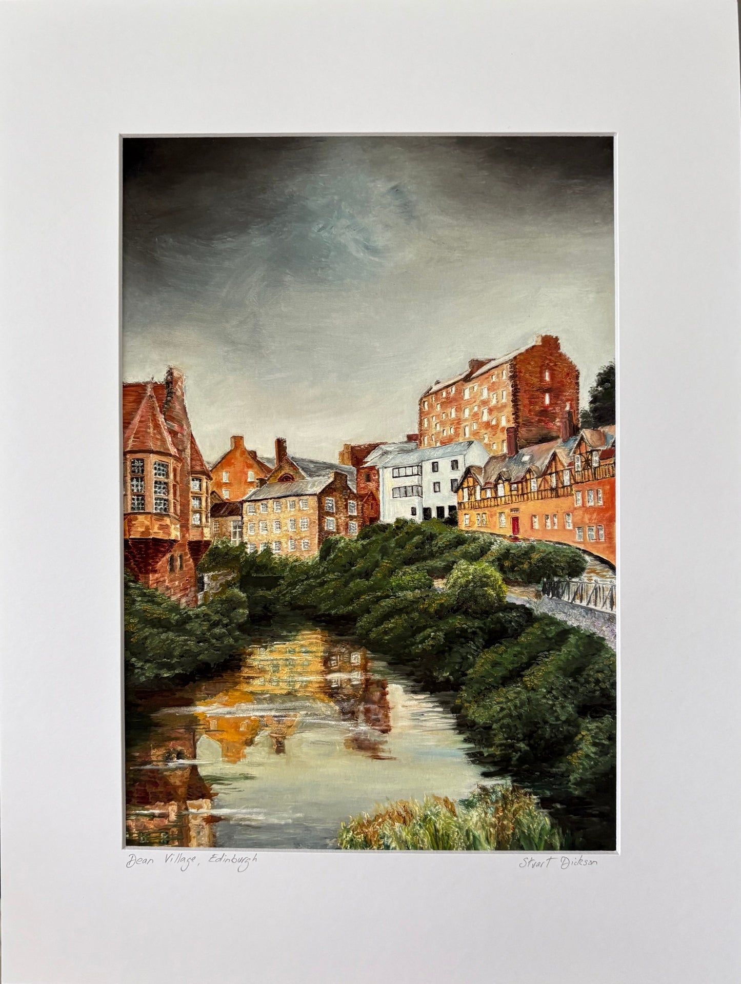 Dean Village, Edinburgh - Giclee Print from Original Oil Painting