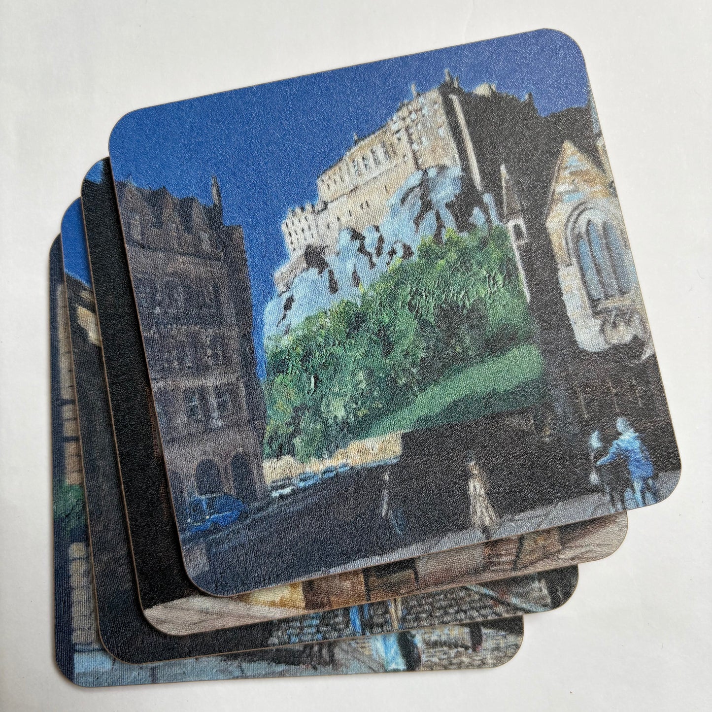 Set of 4 Edinburgh Cityscape Coasters