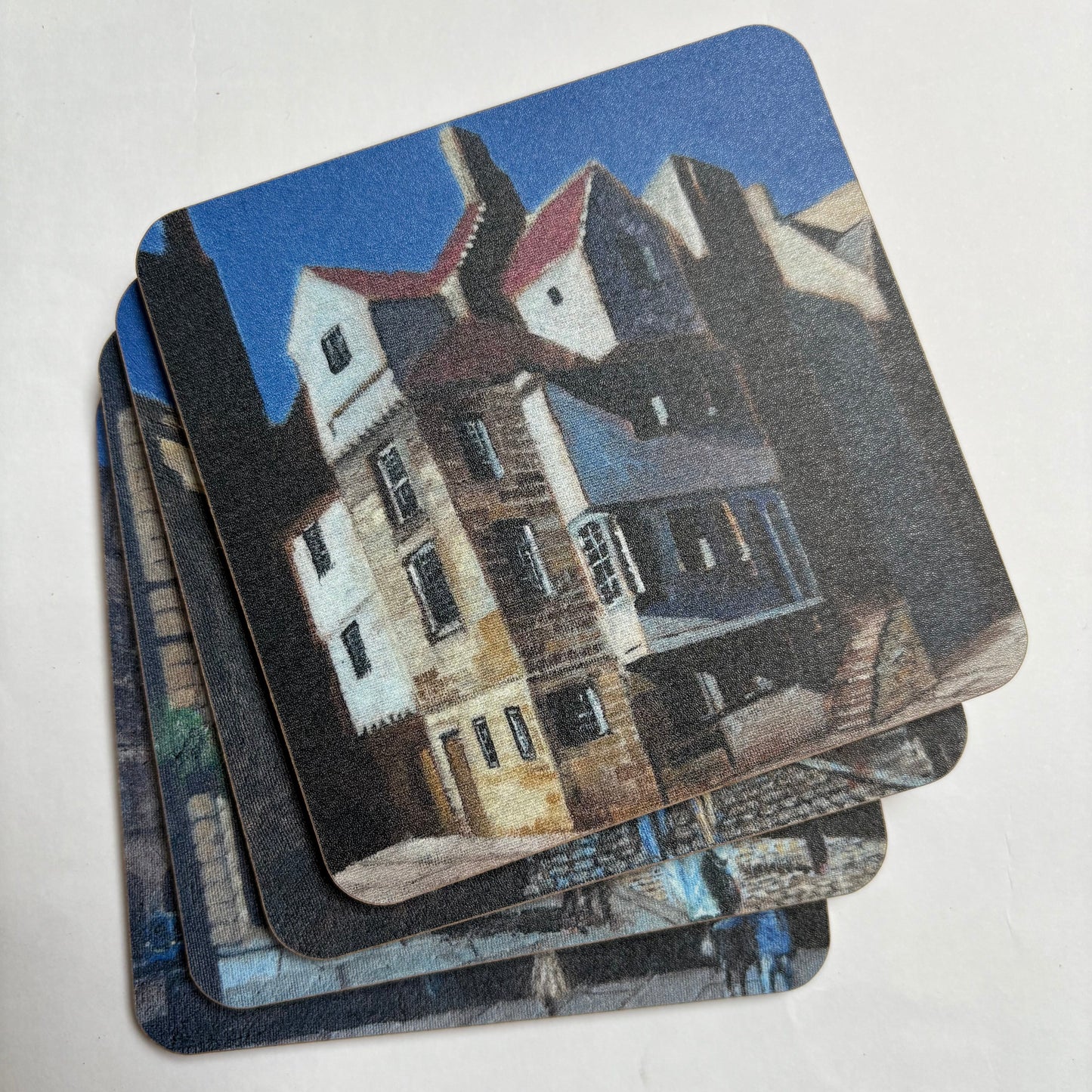 Set of 4 Edinburgh Cityscape Coasters