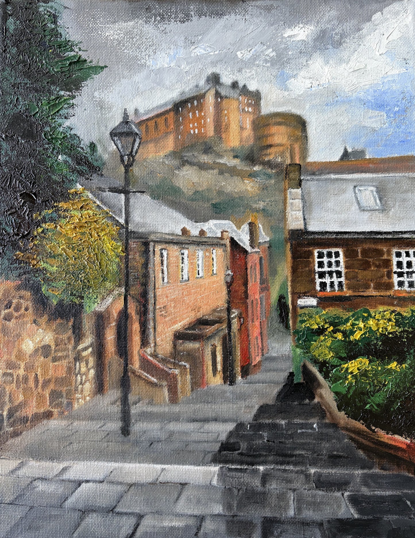 Vennel, Edinburgh. Oil Painting