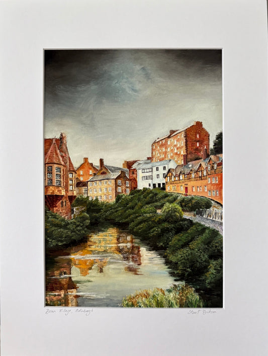 Dean Village, Edinburgh - Giclee Print from Original Oil Painting